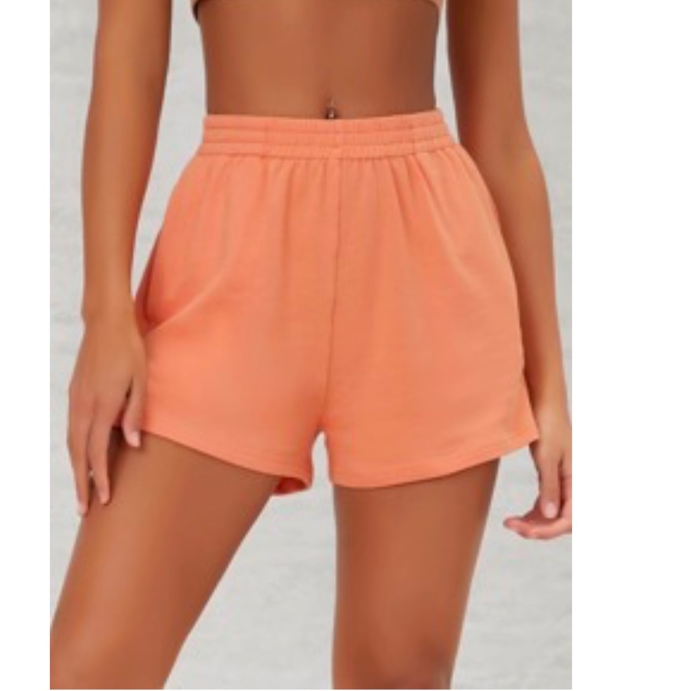 Orange Sweat Shorts NWOT (MAKE AN OFFER)